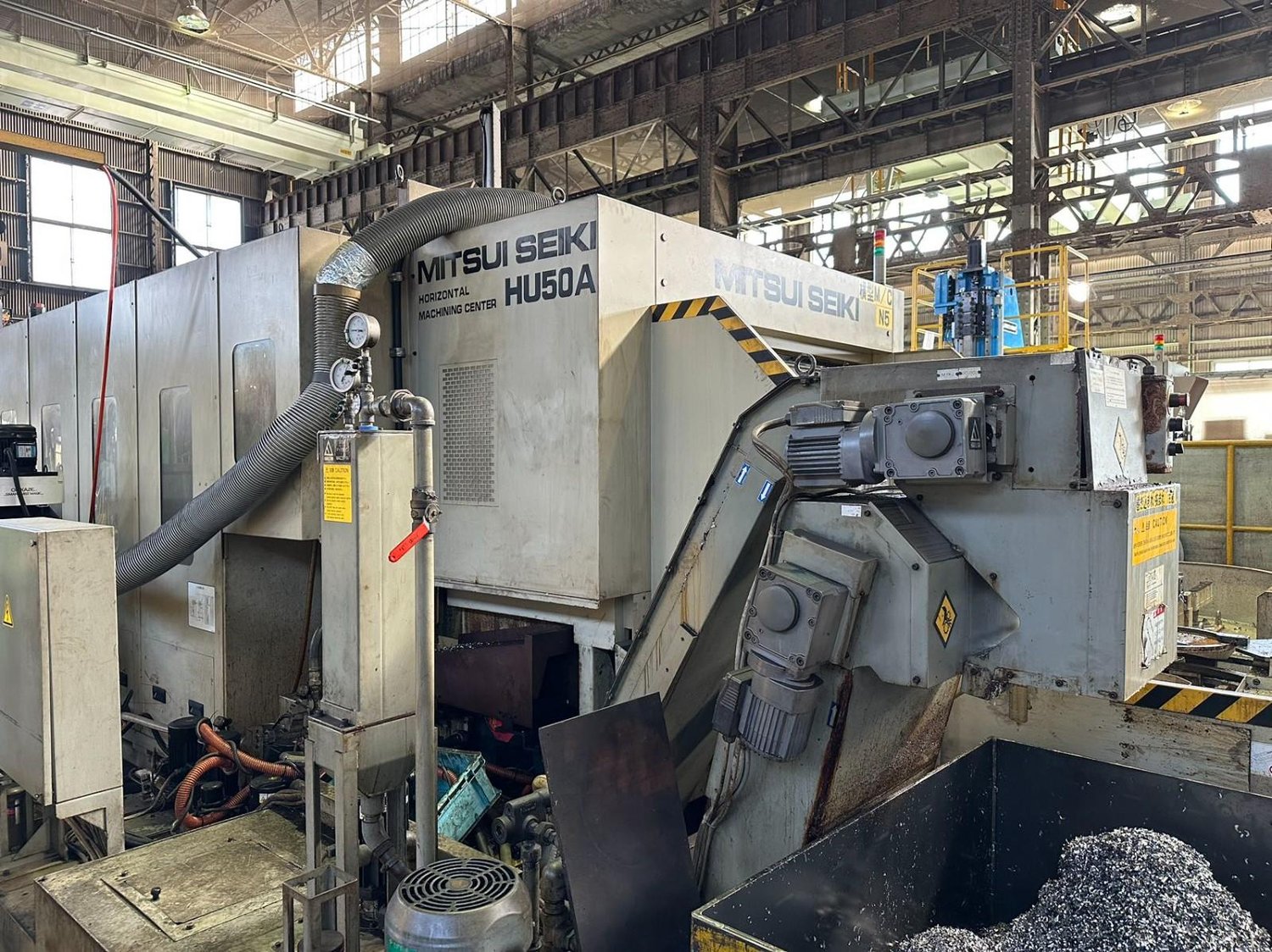 Horizontal machining center