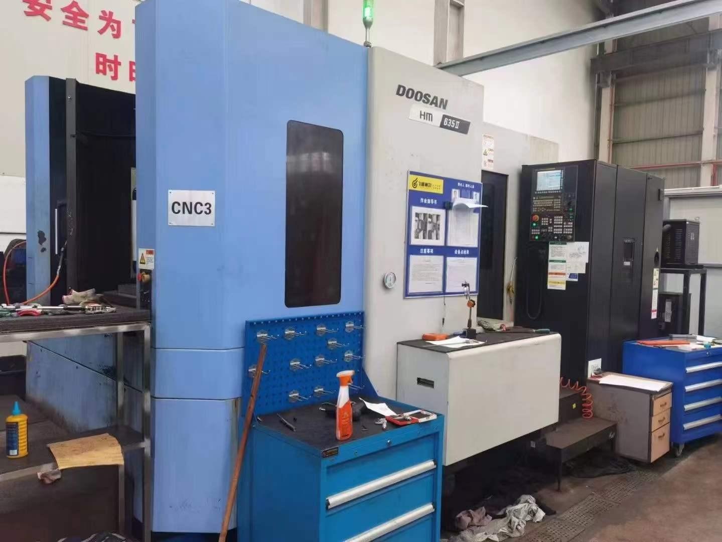 Horizontal machining center