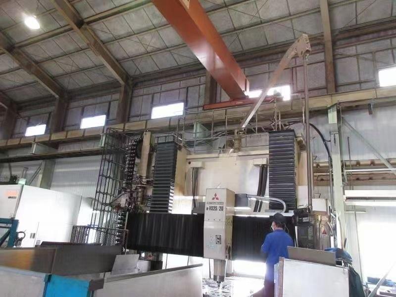 Five surface machining center