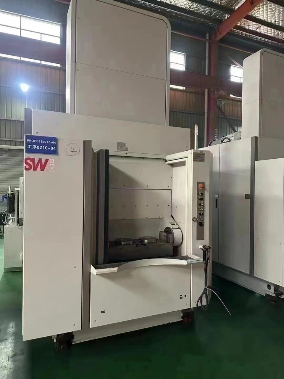 Double spindle 5 axes horizontal machining center