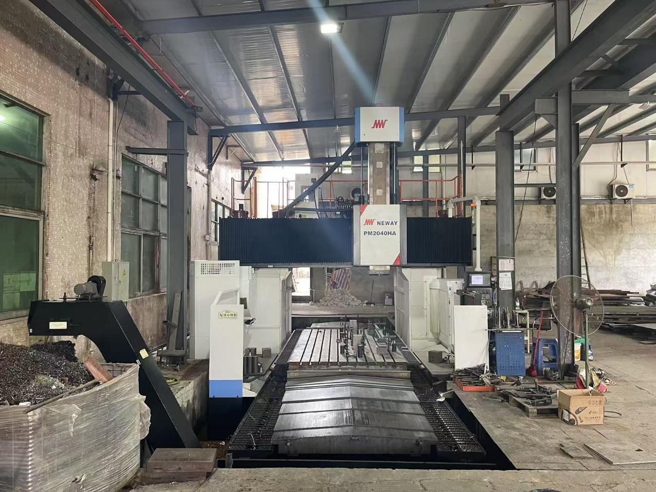 Pentahedral gantry machining center
