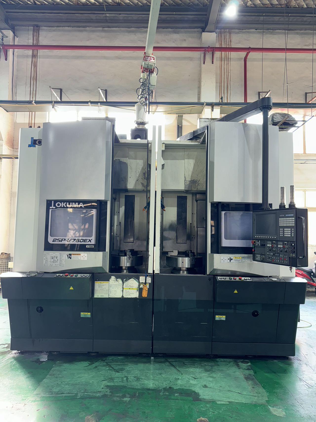 Double head CNC vertical lathe
