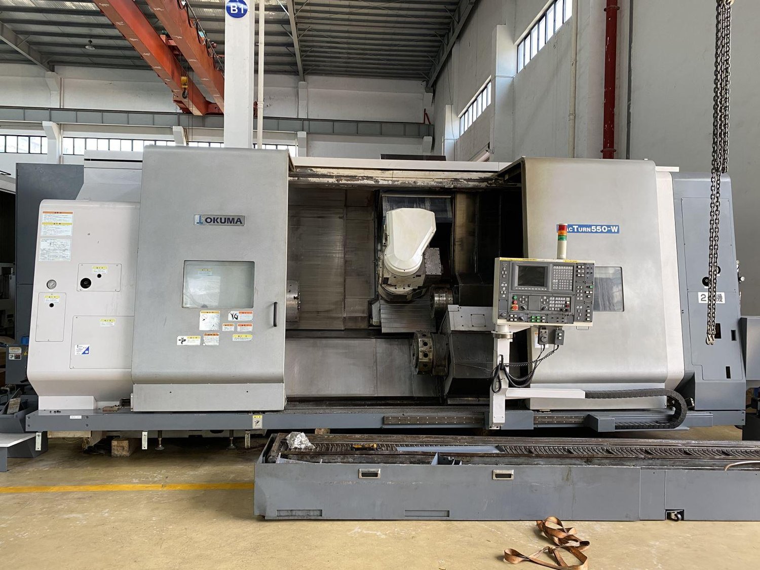 Turn-milling machining center