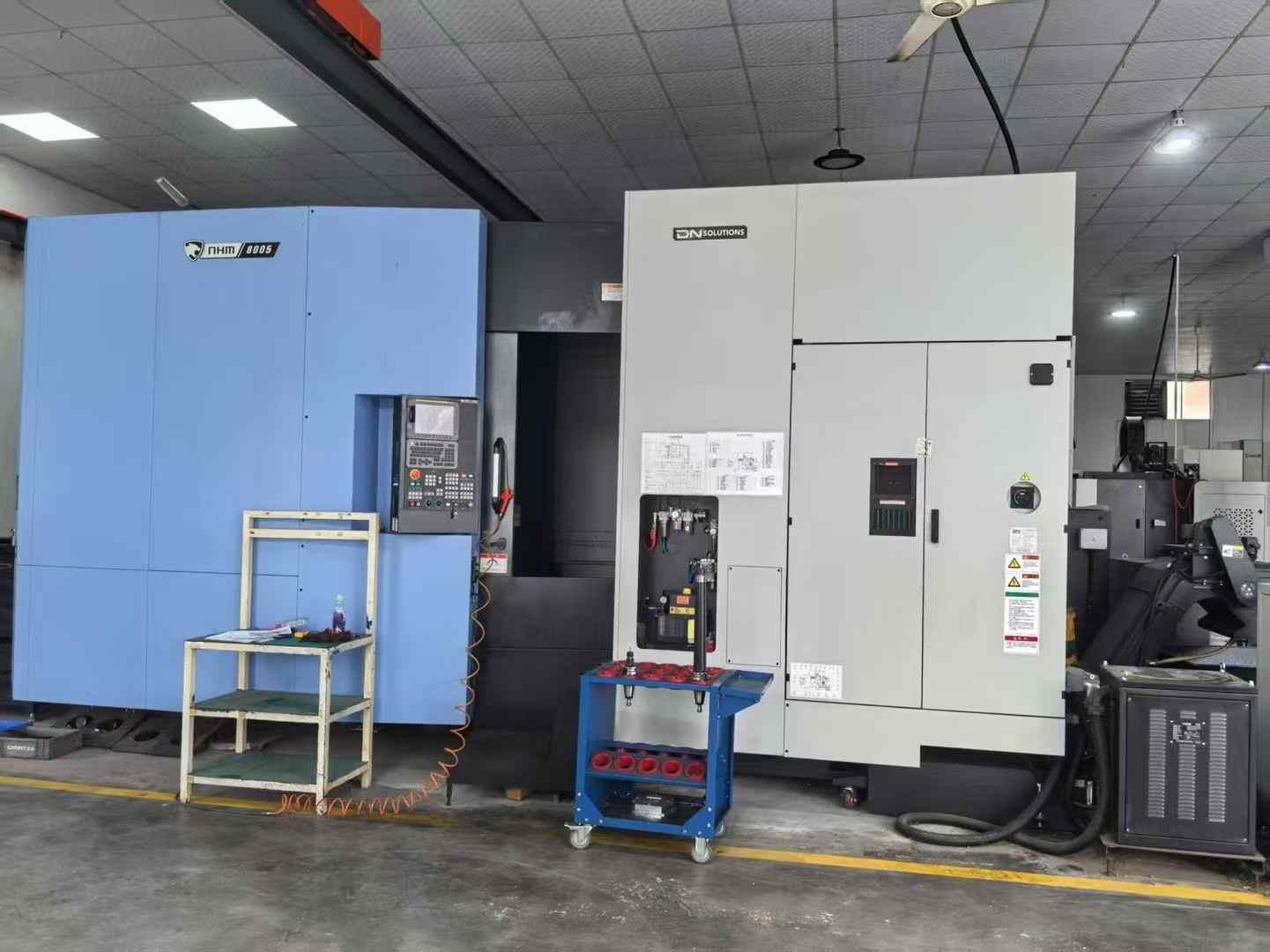 Horizontal machining center