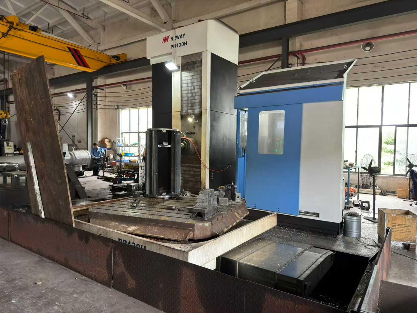 CNC planing Worktable and boring machine