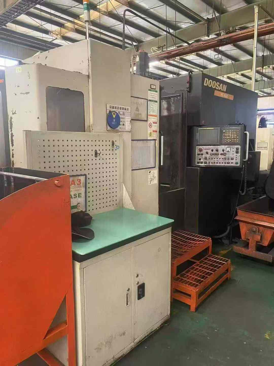 Horizontal machining center
