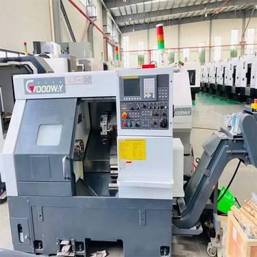 Second-hand Taiwan Chengtai CNC lathe GLS-200 horizontal second-hand CNC lathe with two-axis rigid guideways