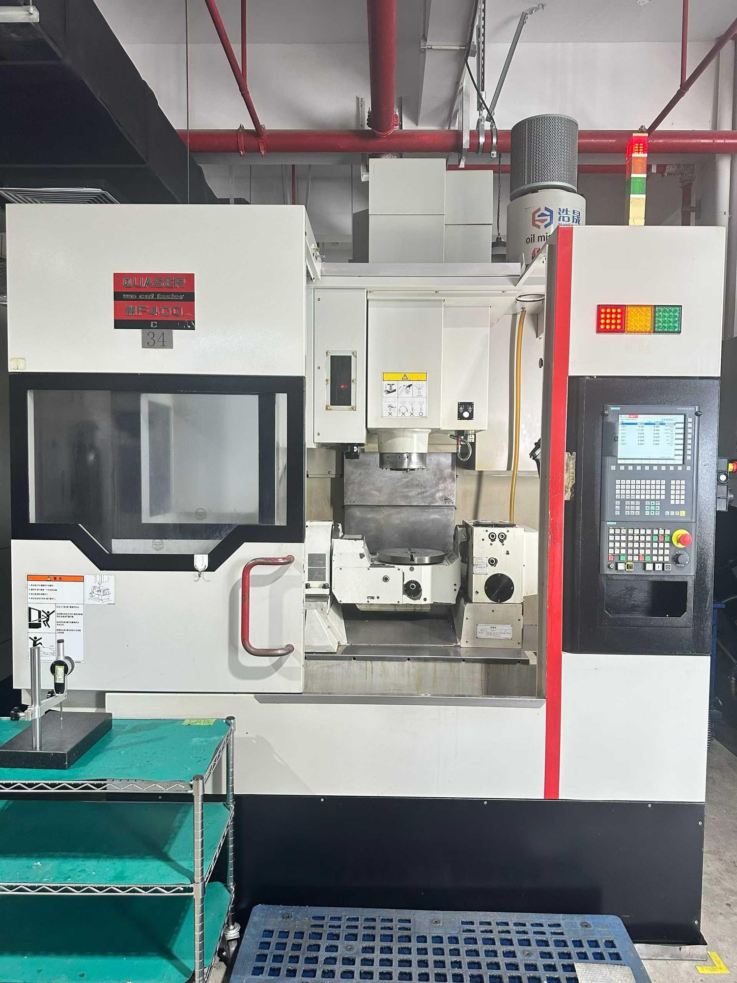 5 axes machining center