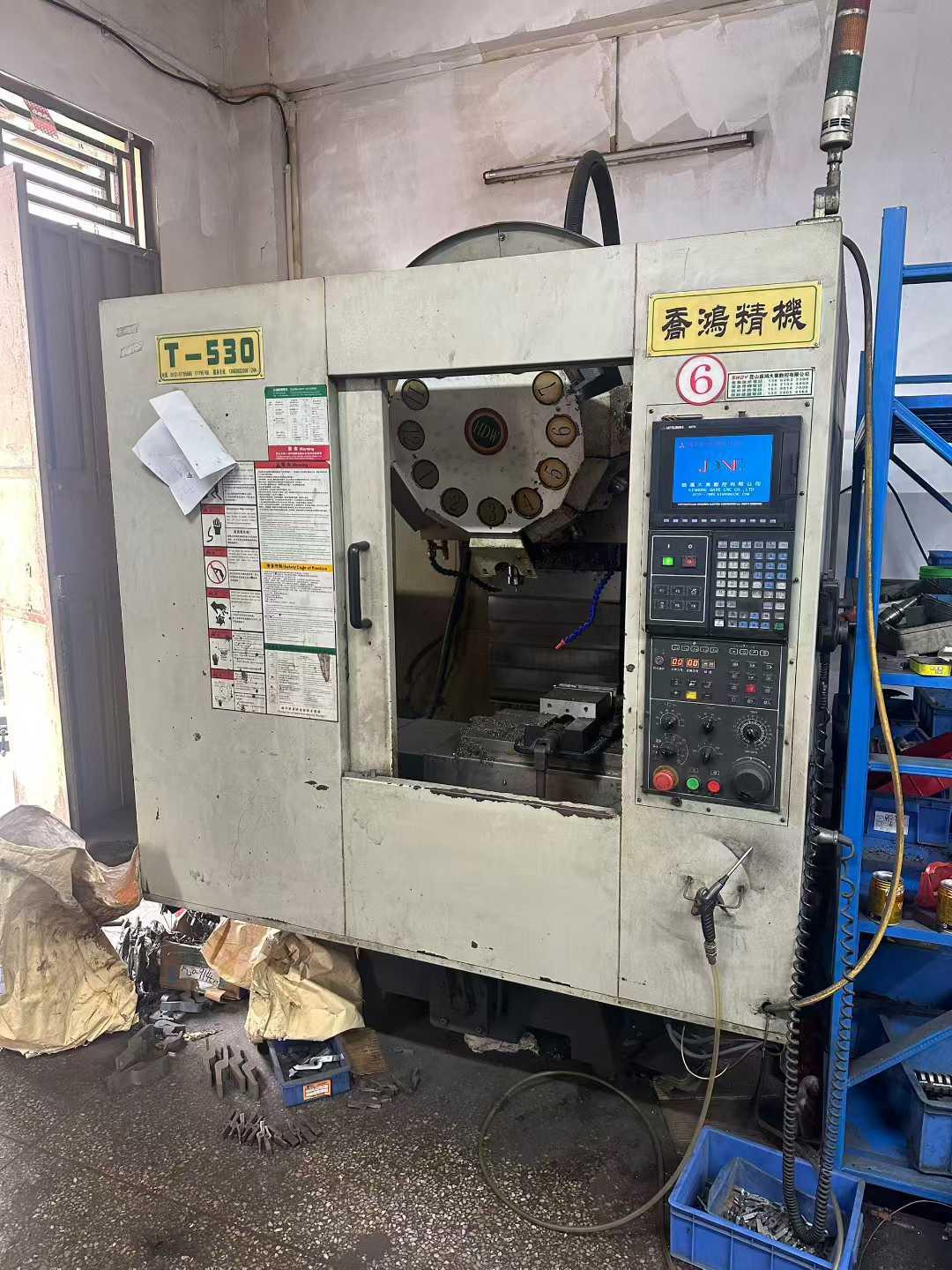 Drill-tapping machine