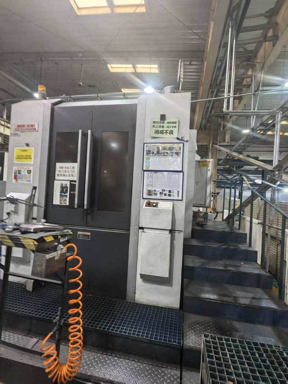 Horizontal machining center