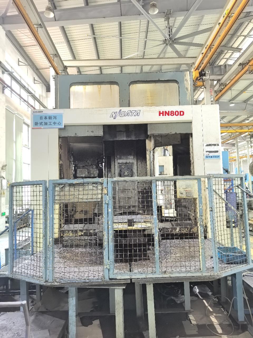Horizontal machining center