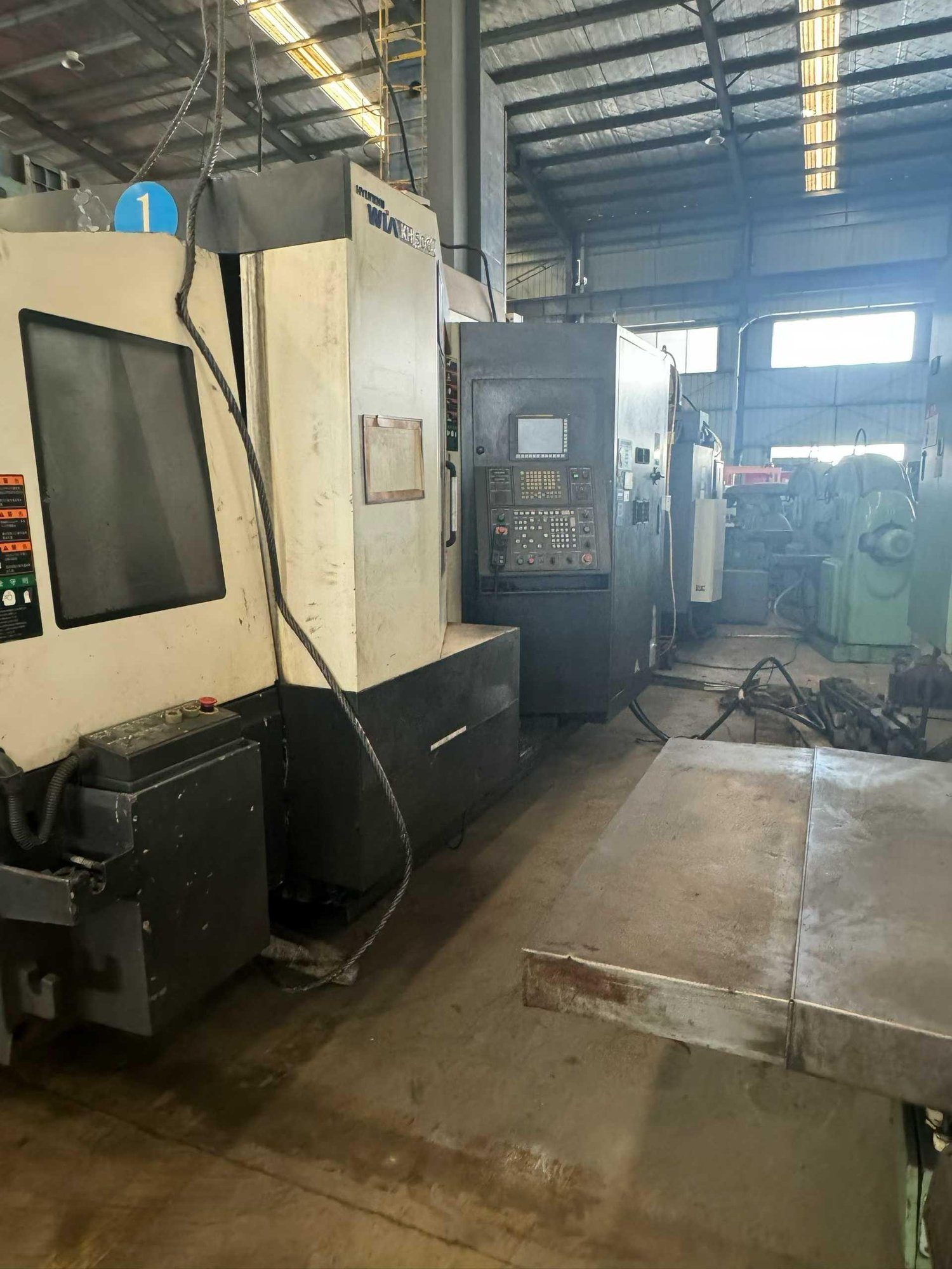 Horizontal machining center