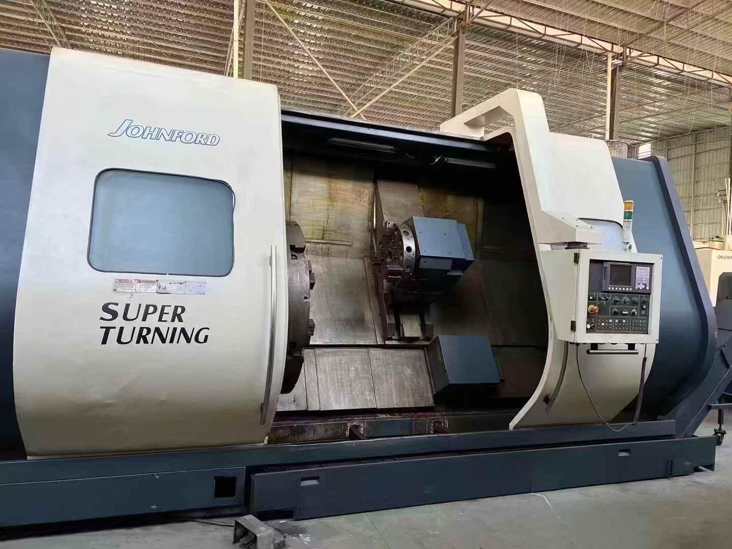 CNC slant bed lathe