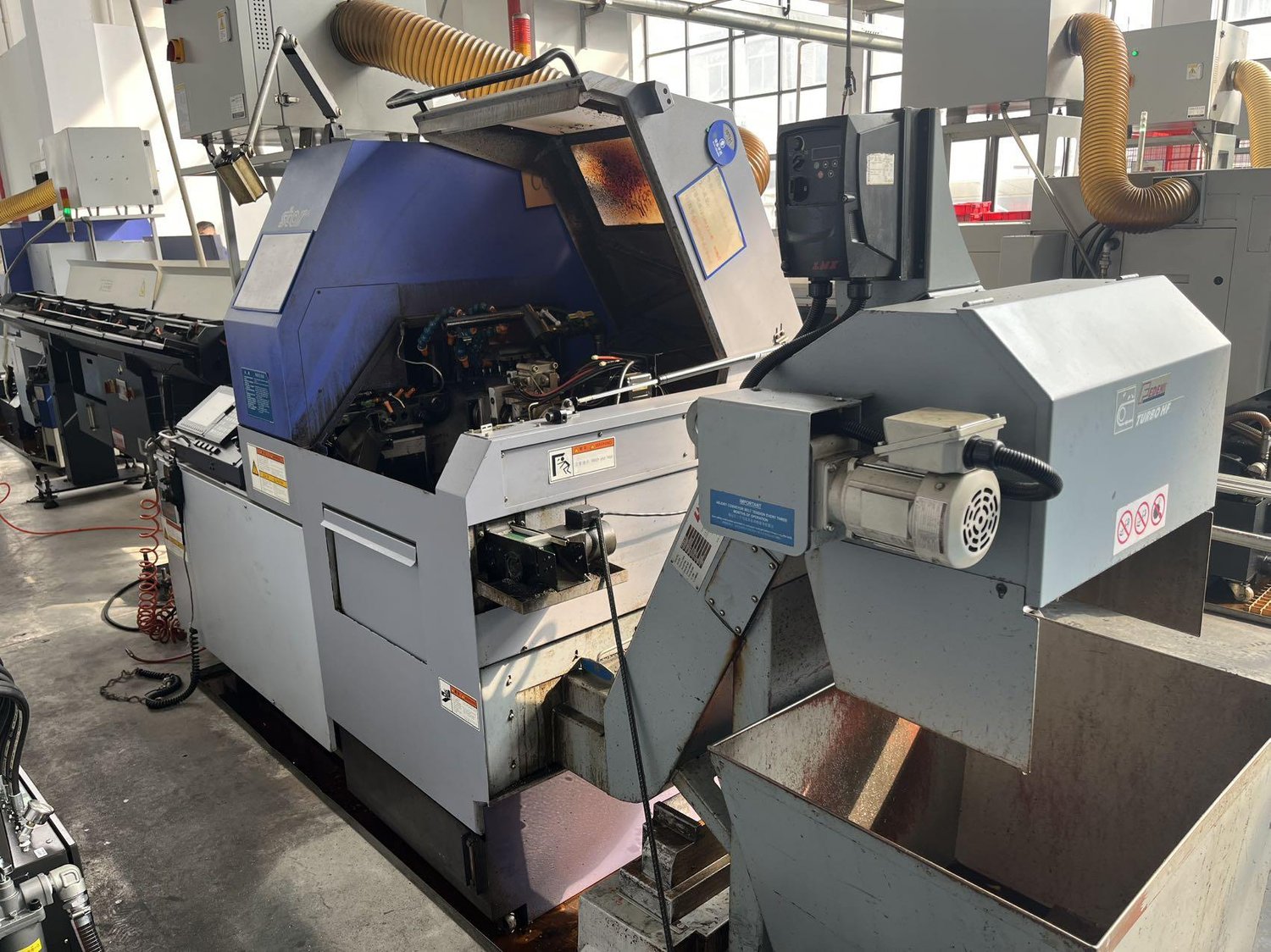 Multi-axis through-spindle machine
